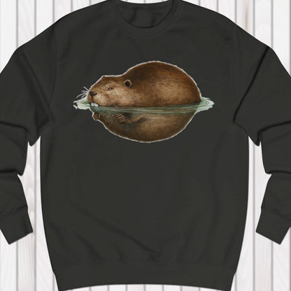Floating beaver sweatshirt
