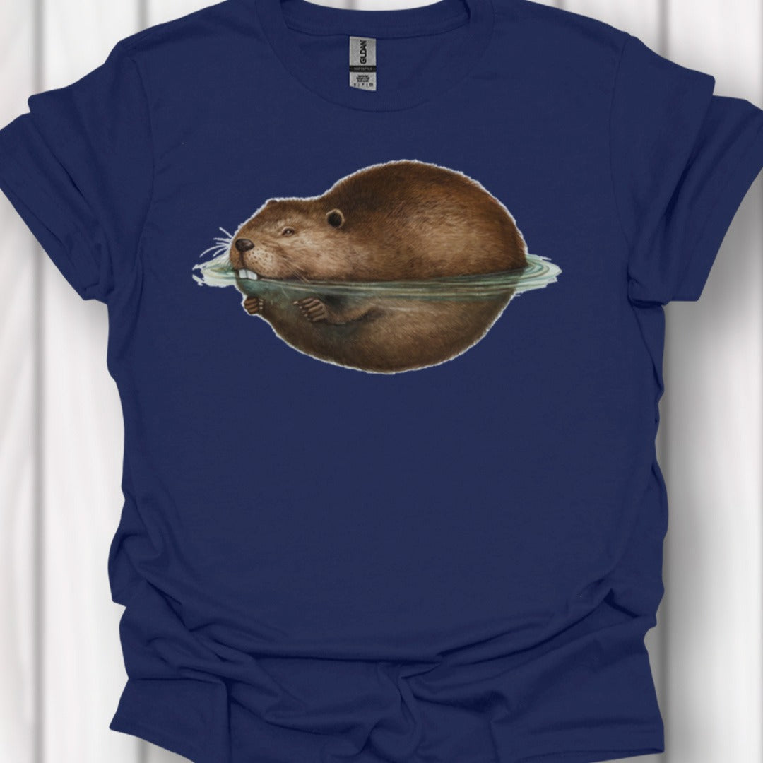 Floating beaver timeless T-shirt