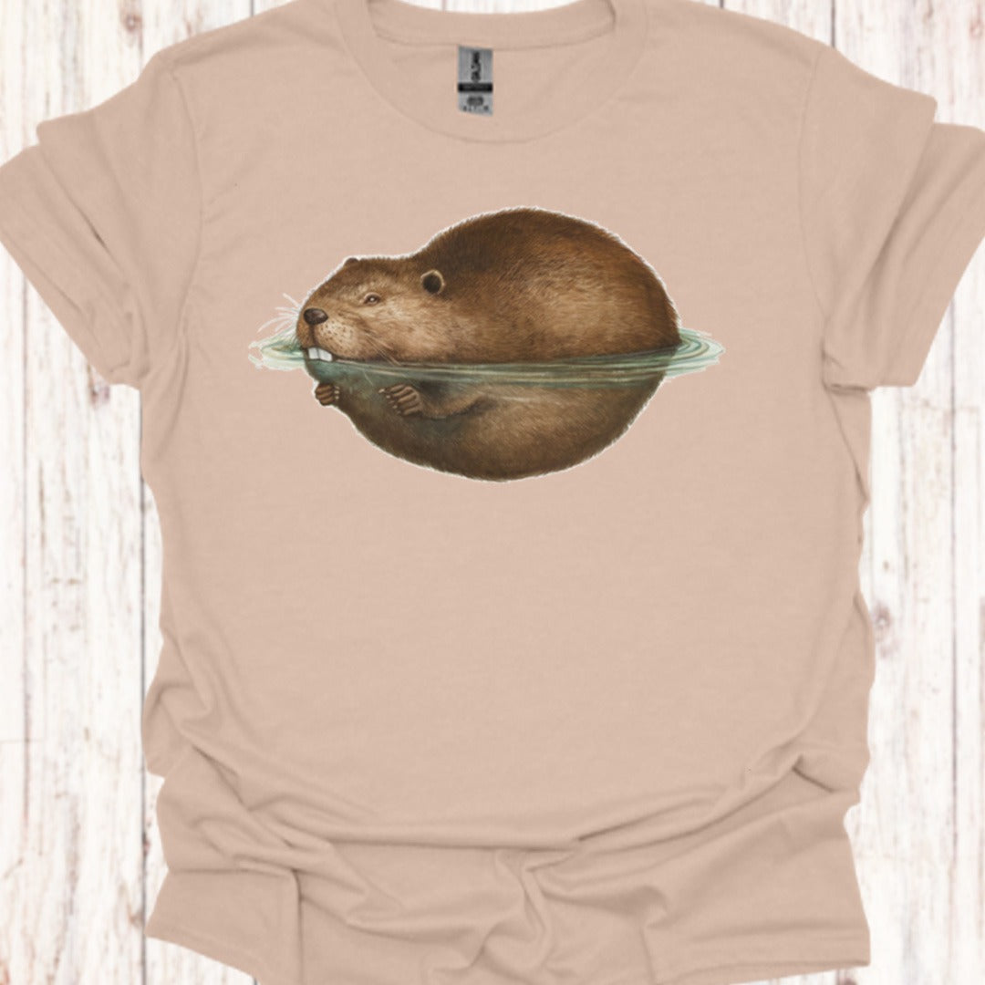 Dobberende Bever T‑Shirt
