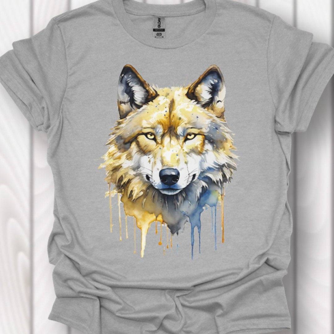 Wolf paintart tijdloos T-shirt