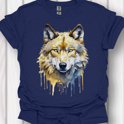 Wolf paintart tijdloos T-shirt