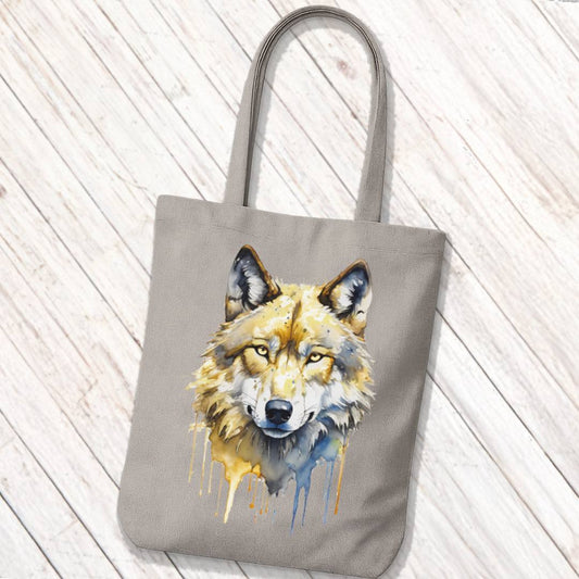 Tote Bag Wolf Paintart