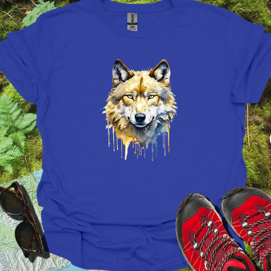 Wolf paintart tendy T-shirt