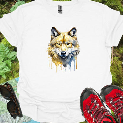 Wolf paintart tijdloos T-shirt