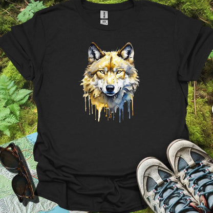 Wolf paintart tijdloos T-shirt