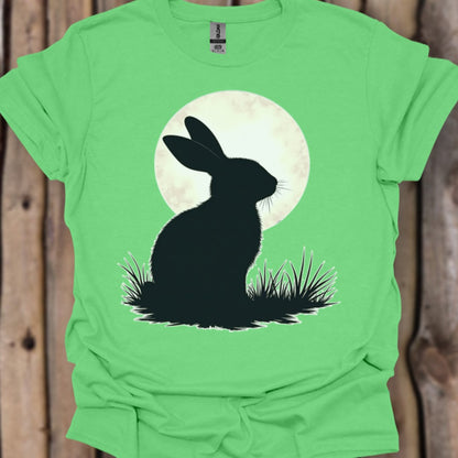 Konijn volle maan trendy T-shirt
