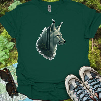 Lynx double exposure tijdloos T-shirt