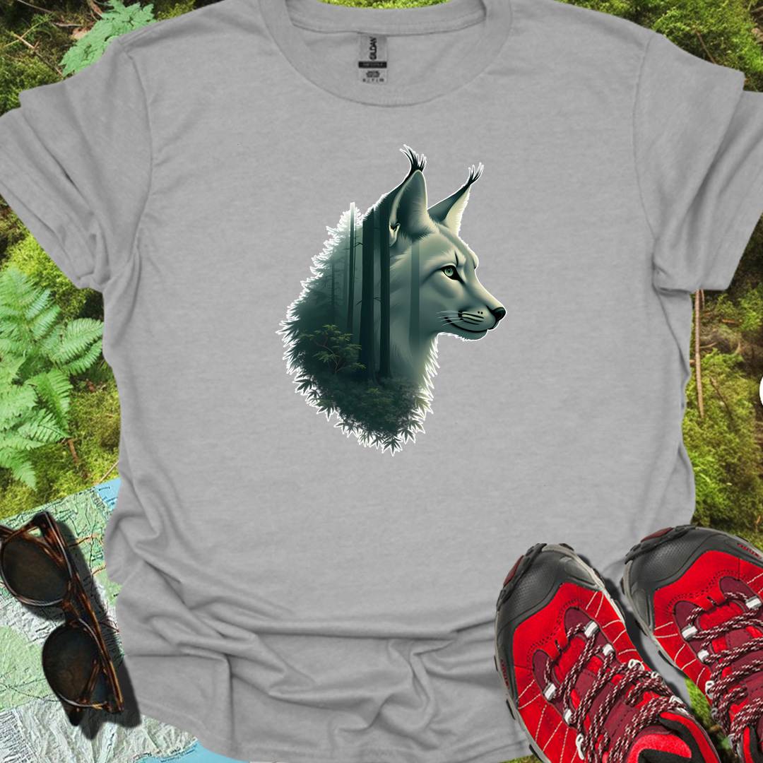 Lynx double exposure tijdloos T-shirt