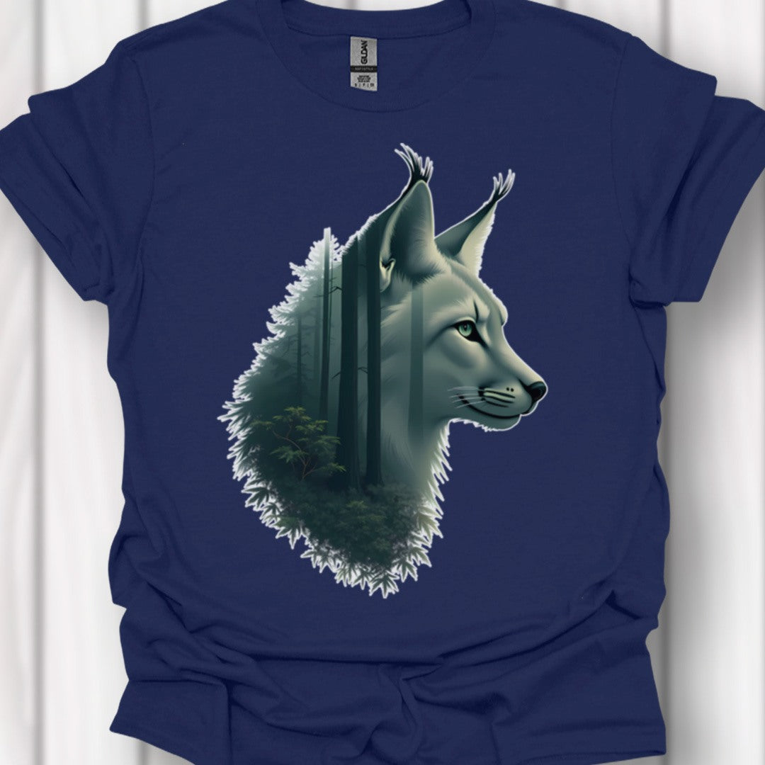 Lynx double exposure tijdloos T-shirt