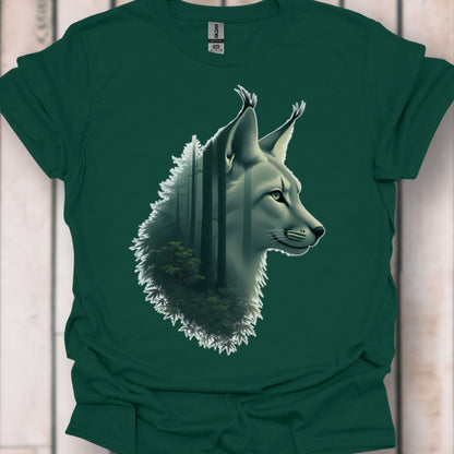 Lynx double exposure tijdloos T-shirt