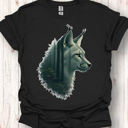 Lynx double exposure tijdloos T-shirt