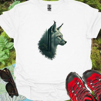 Lynx double exposure tijdloos T-shirt