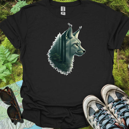 Lynx double exposure tijdloos T-shirt