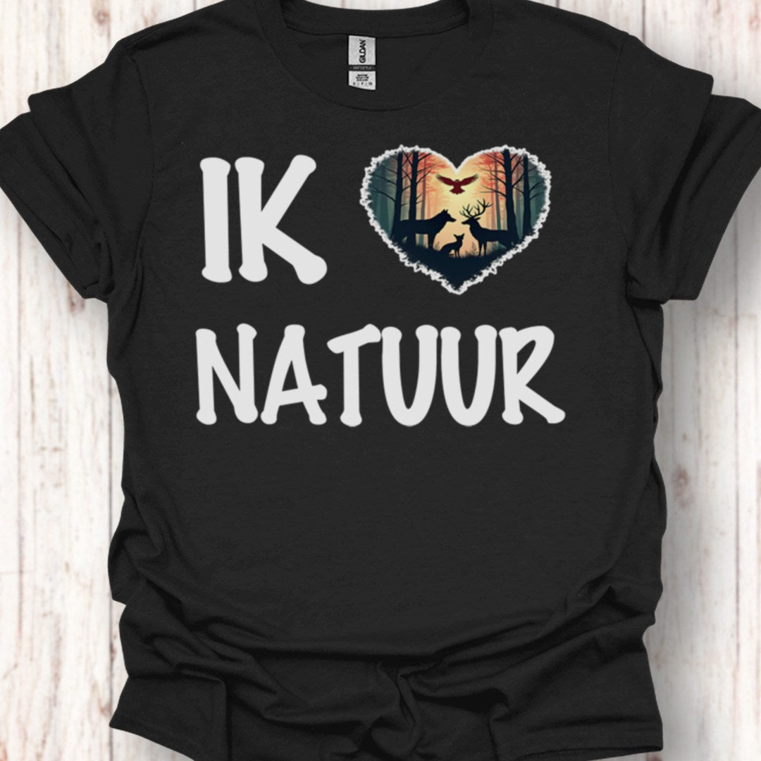 I love nature (Dutch) white timeless T-shirt