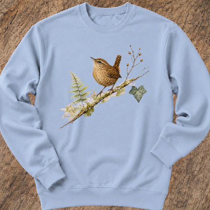 Winterkoninkje op Tak Sweatshirt