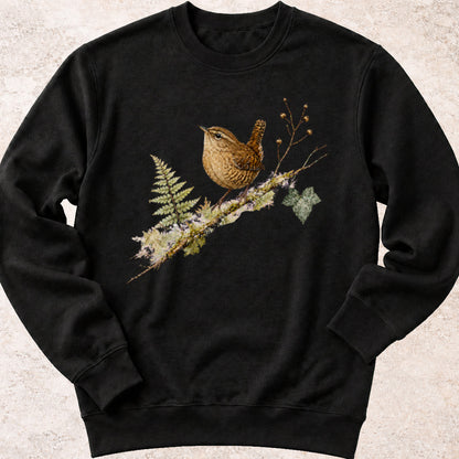 Winterkoninkje op Tak Sweatshirt