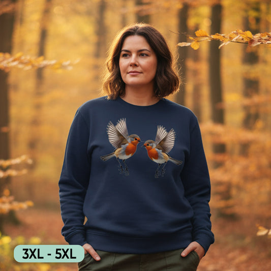 Fladderende Roodborstjes Sweatshirt+