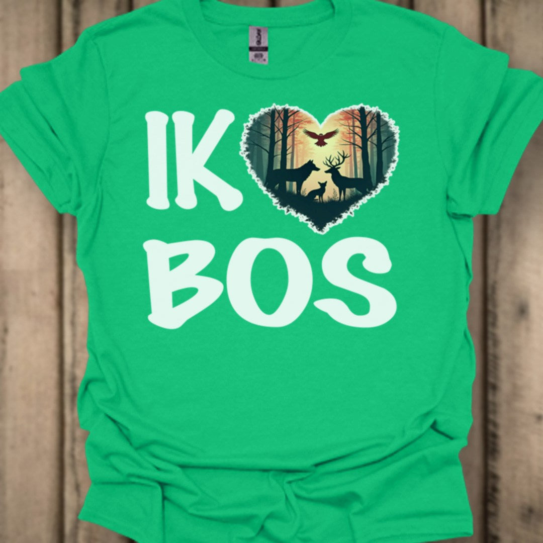 I love forest (Dutch) white trendy T-shirt