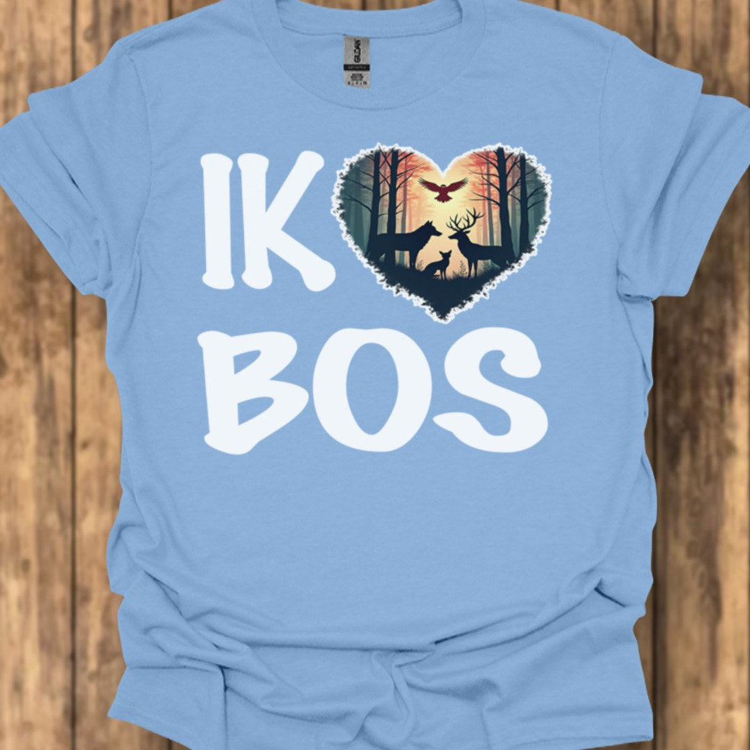 I love forest (Dutch) white trendy T-shirt