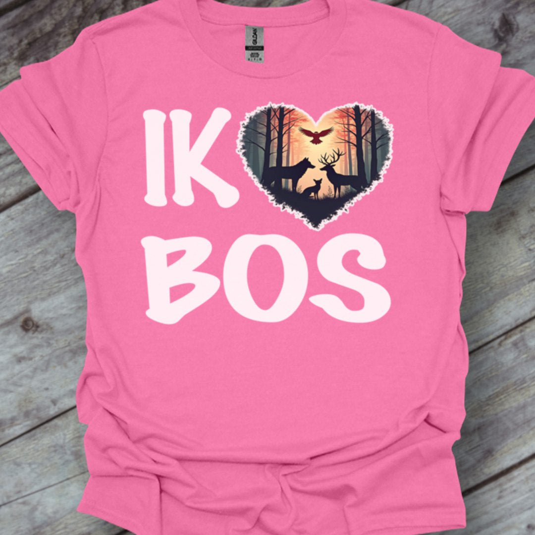 I love forest (Dutch) white trendy T-shirt