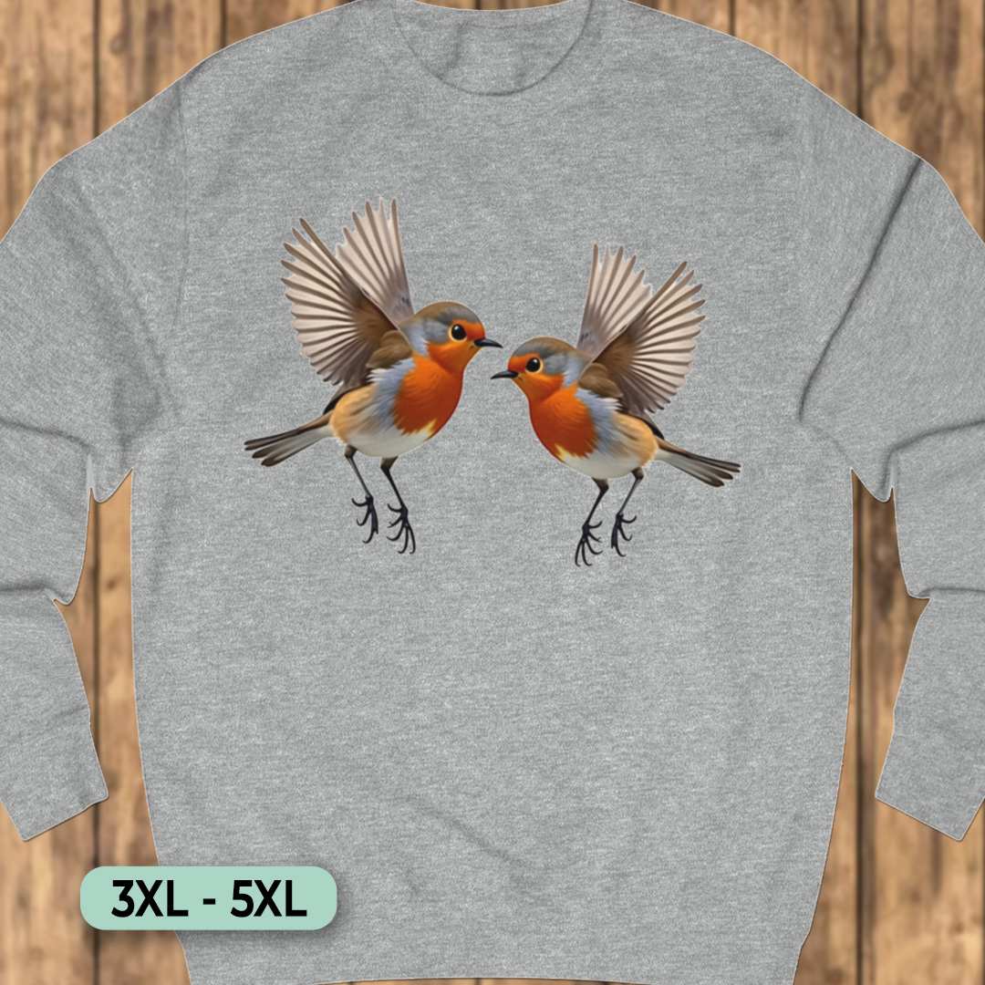 Fladderende Roodborstjes Sweatshirt+
