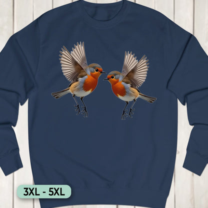 Fladderende Roodborstjes Sweatshirt+