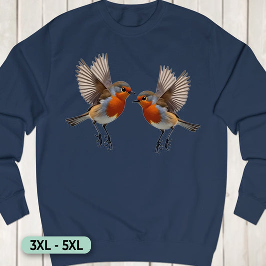 Fladderende Roodborstjes Sweatshirt+