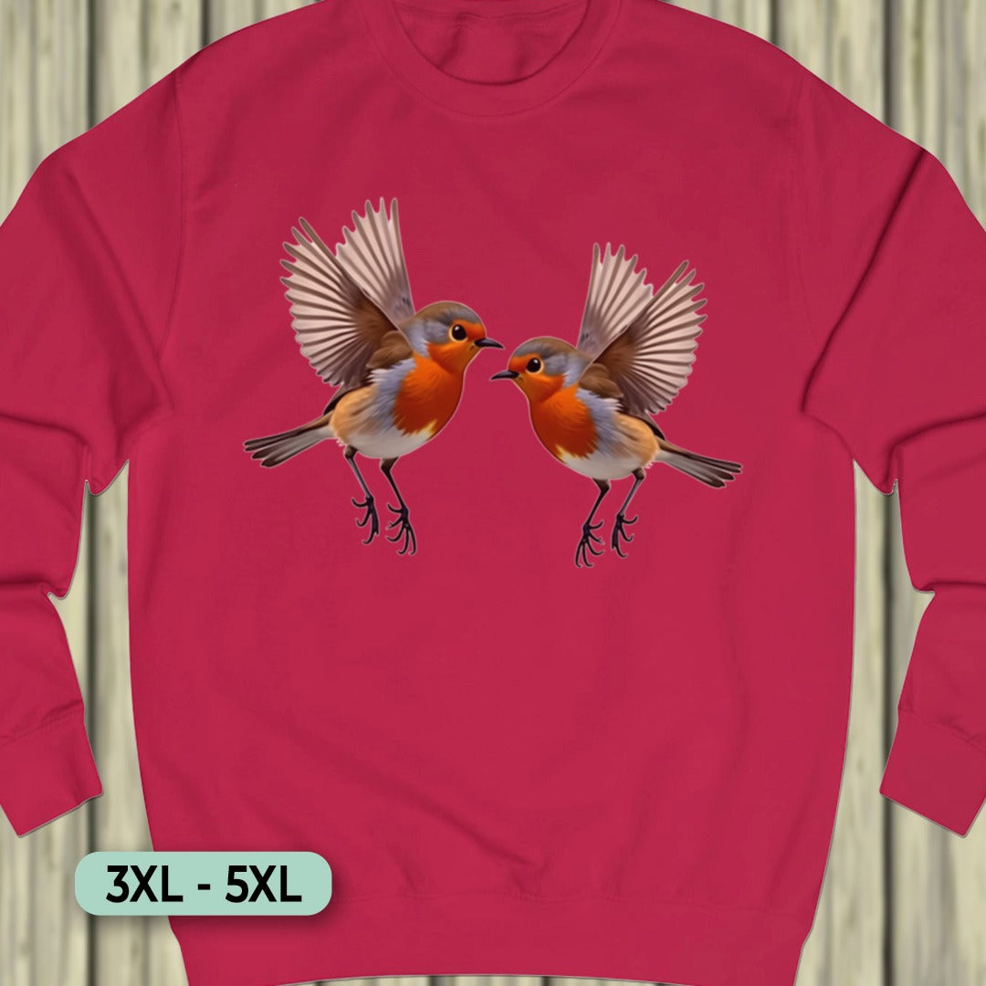 Fladderende Roodborstjes Sweatshirt+