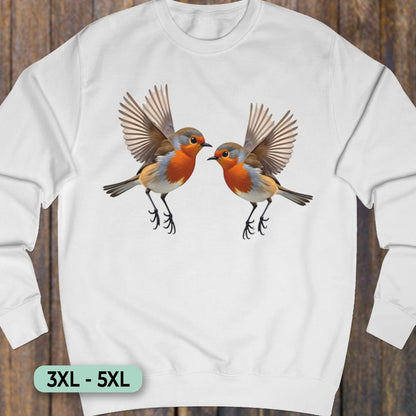 Fladderende Roodborstjes Sweatshirt+