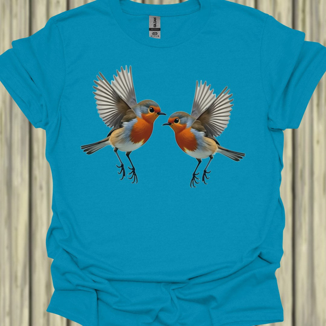 Fladderende Roodborstjes T‑Shirt