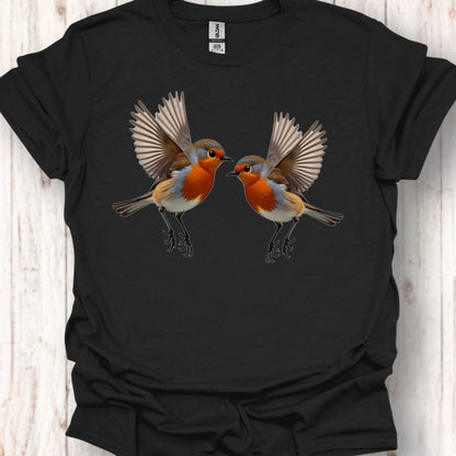 Fladderende Roodborstjes T‑Shirt