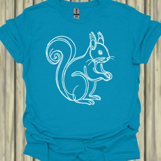Eekhoorn wit T‑Shirt