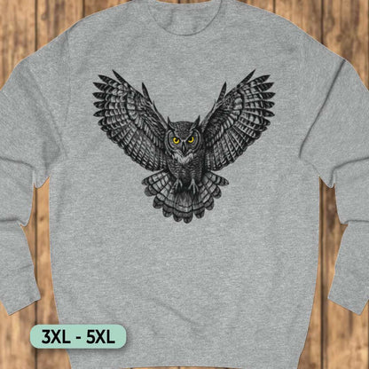 Vliegende Uil zwart Sweatshirt+