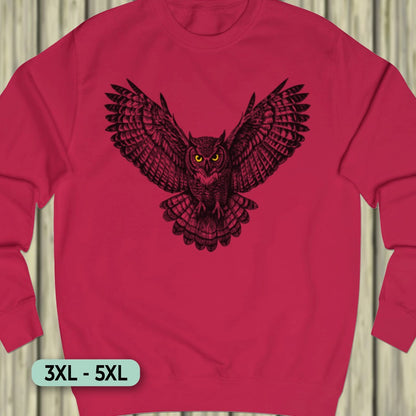 Vliegende Uil zwart Sweatshirt+