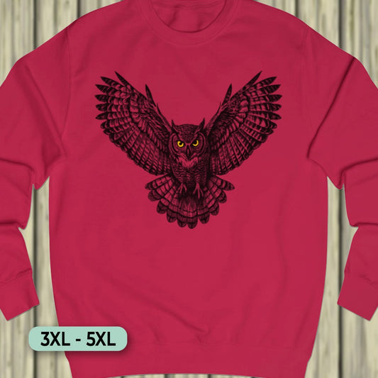 Vliegende Uil zwart Sweatshirt+