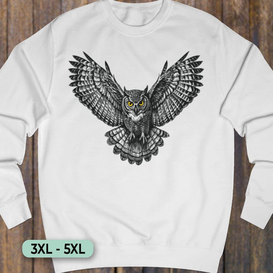 Vliegende Uil zwart Sweatshirt+