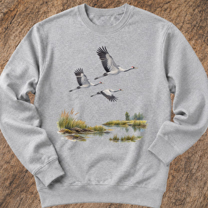 Vliegende kraanvogels Sweatshirt