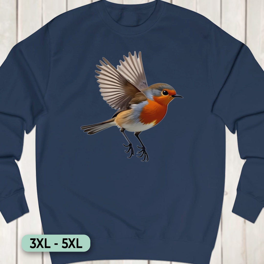 Fladderend Roodborstje Sweatshirt+