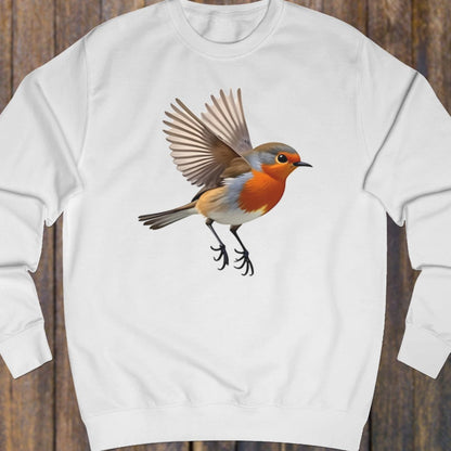 Fladderend roodborstje sweatshirt
