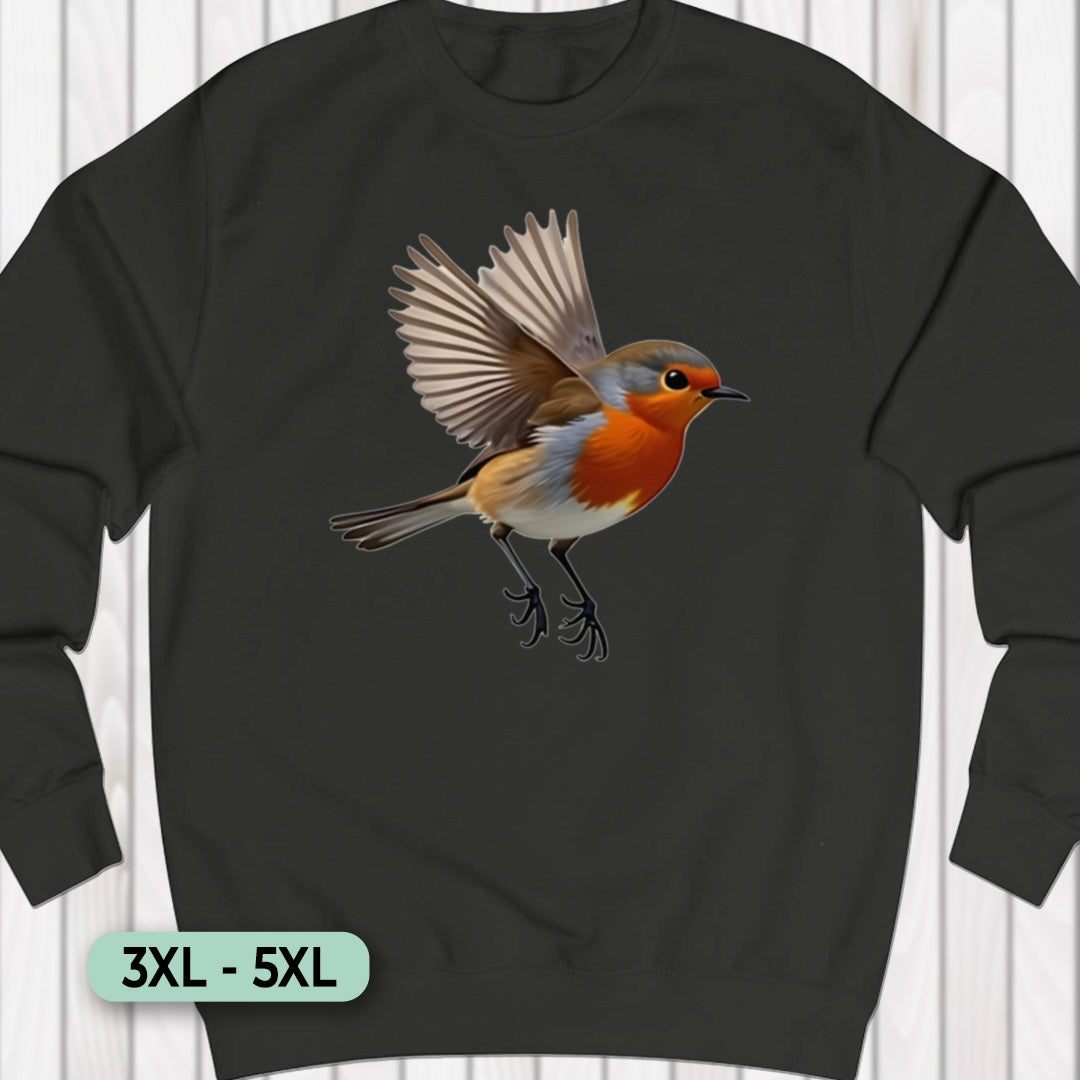 Fladderend Roodborstje Sweatshirt+