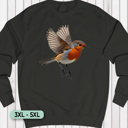 Fladderend Roodborstje Sweatshirt+