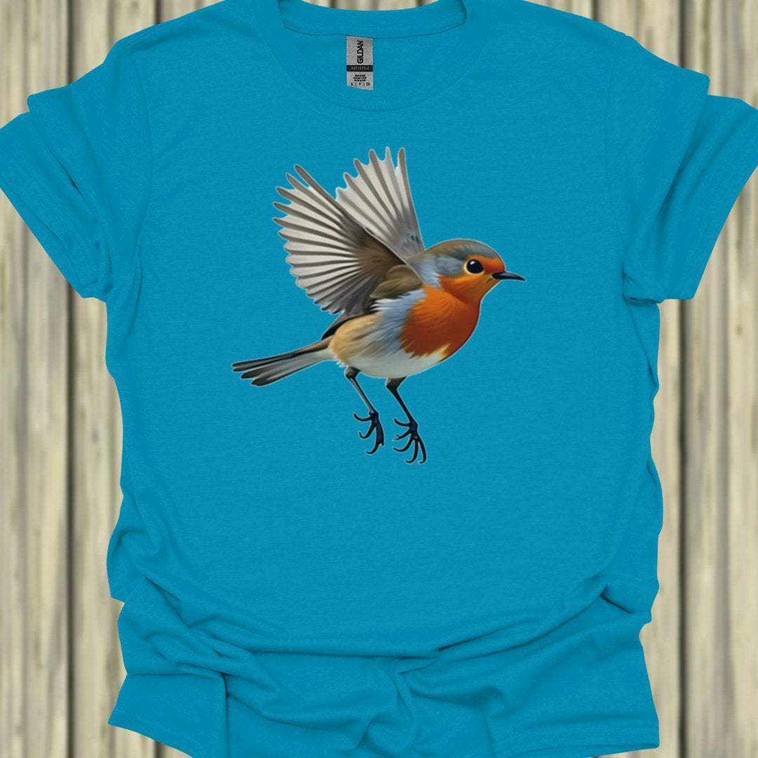 Fladderend Roodborstje T‑Shirt