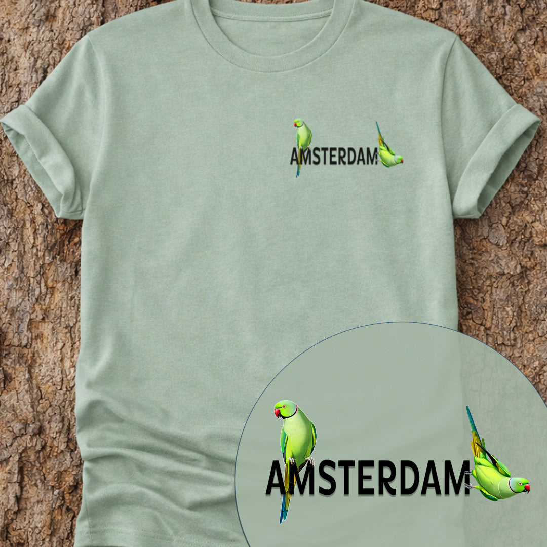 Amsterdam Halsbandparkiet T‑shirt