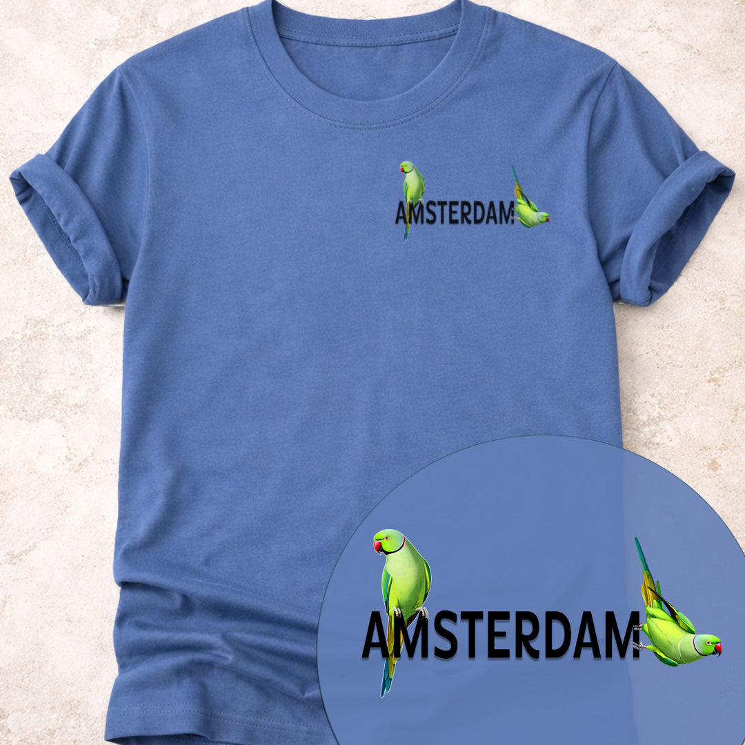 Amsterdam Halsbandparkiet T‑shirt