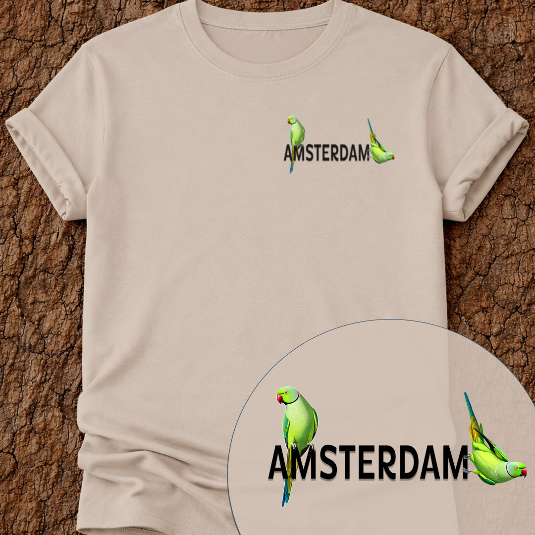 Amsterdam Halsbandparkiet T‑shirt