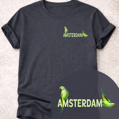 Amsterdam Halsbandparkiet T‑shirt