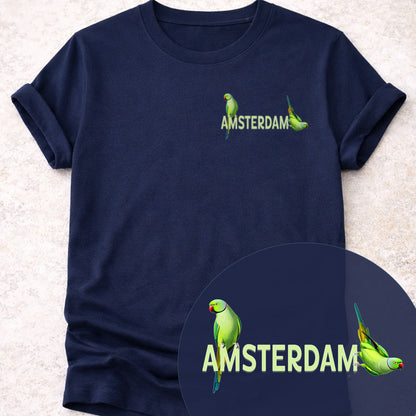 Amsterdam Halsbandparkiet T‑shirt