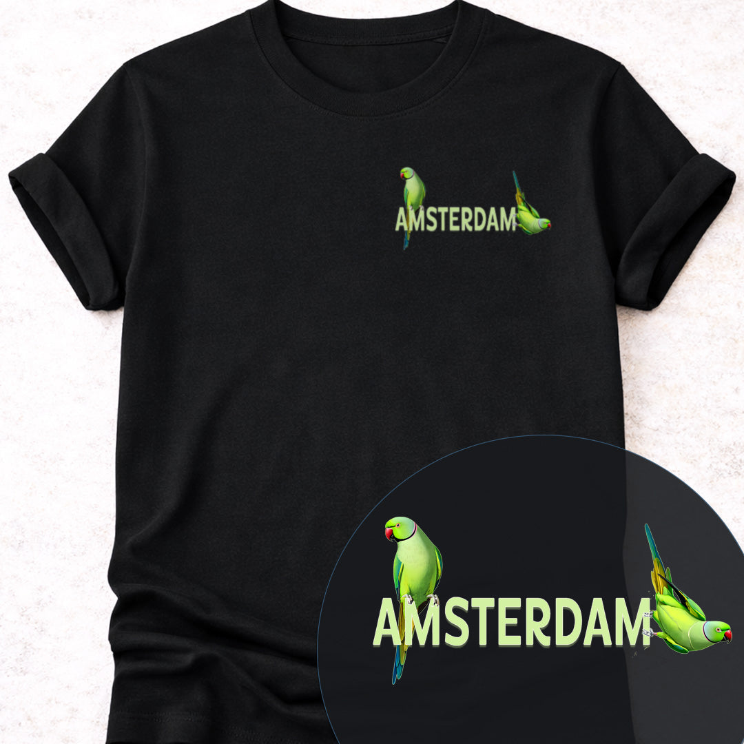 Amsterdam Halsbandparkiet T‑shirt