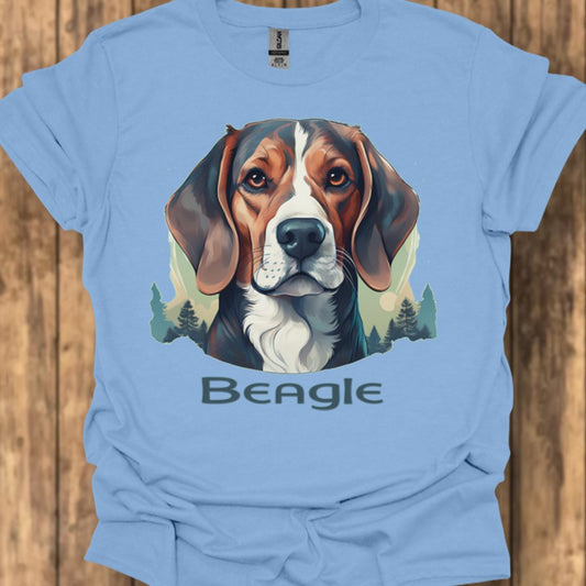 Beagle met rasnaam T‑shirt