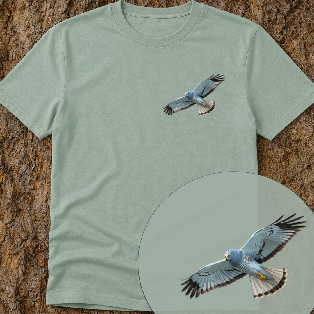 Blauwe Kiekendief Bio T‑shirt